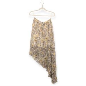 NWT The Jet Set Diaries Frangapani Floral Print Asymmetric Skirt Size S